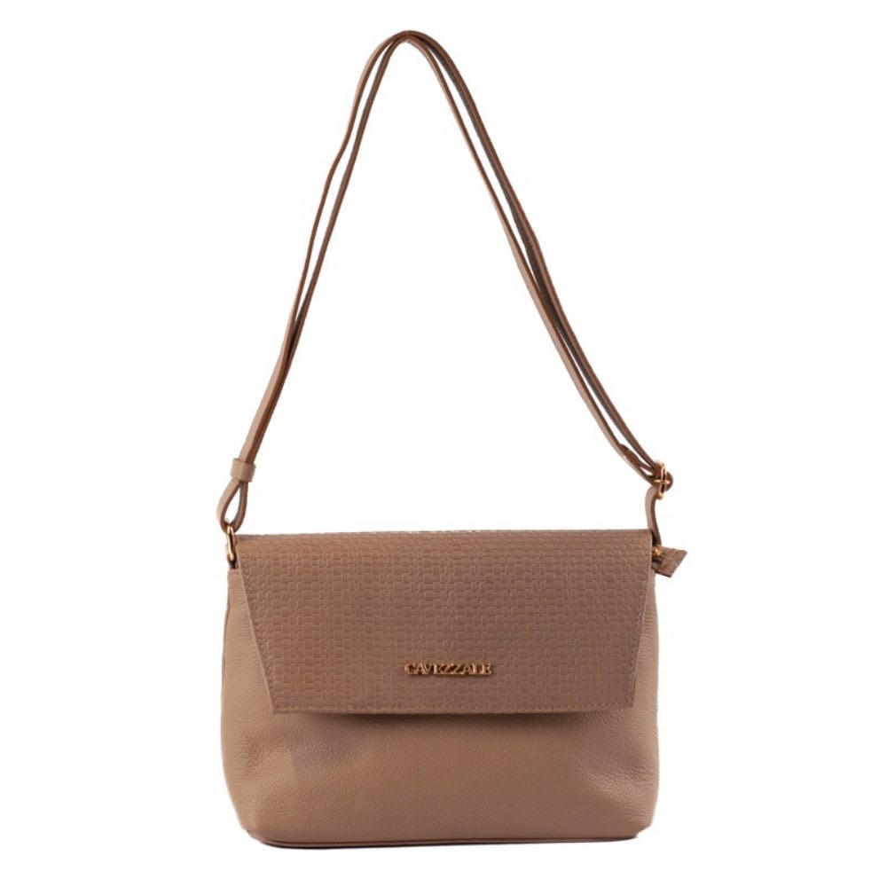 Bolsa Satchel Média Couro Soft Cavezzale Nude 105663