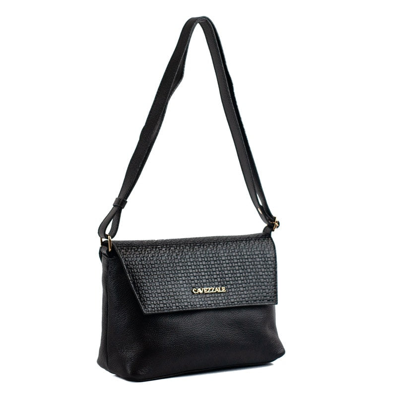 Bolsa Satchel Média Couro Soft Cavezzale Preto 105663