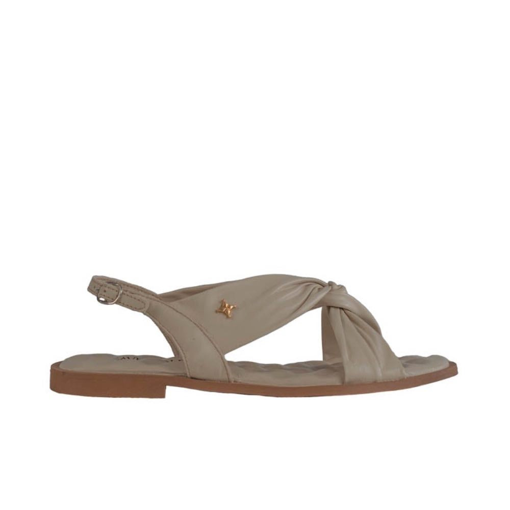 Sandália de Couro Mestico Cavezzale Off White 105612