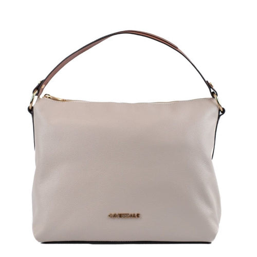 Bolsa Hobo Grande Couro Floter Cavezzale Off White/Canyon 105047
