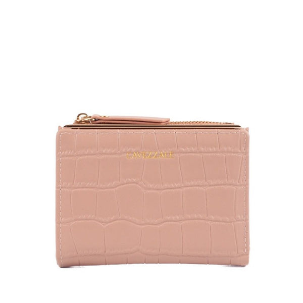 Carteira Feminina Cavezzale Croco Rose 105387