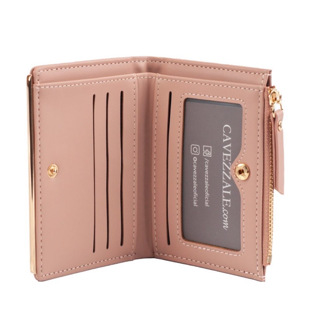 Carteira Feminina Cavezzale Croco Rose 105387