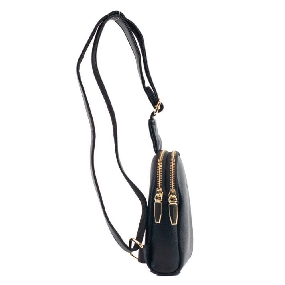Bolsa Mochila Transversal Cavezzale Preto 105389