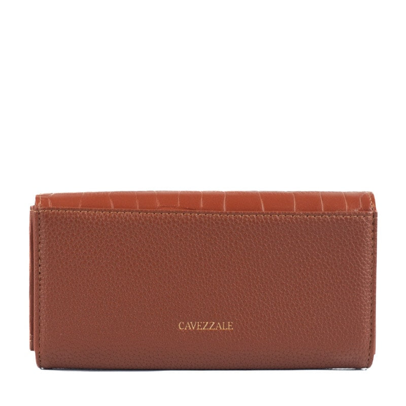 Carteira Feminina Croco Cavezzale Caramelo 105390