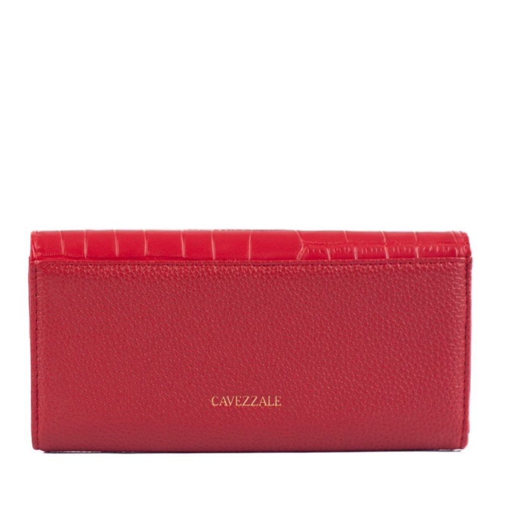 Carteira Feminina Croco Cavezzale Vermelho 105390