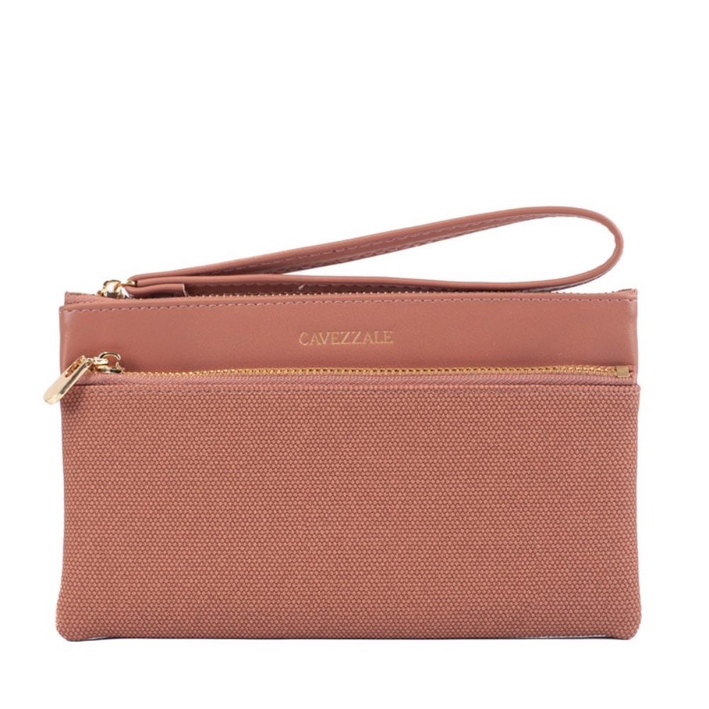 Carteira Cluth Feminina Cavezzale Rose 105392