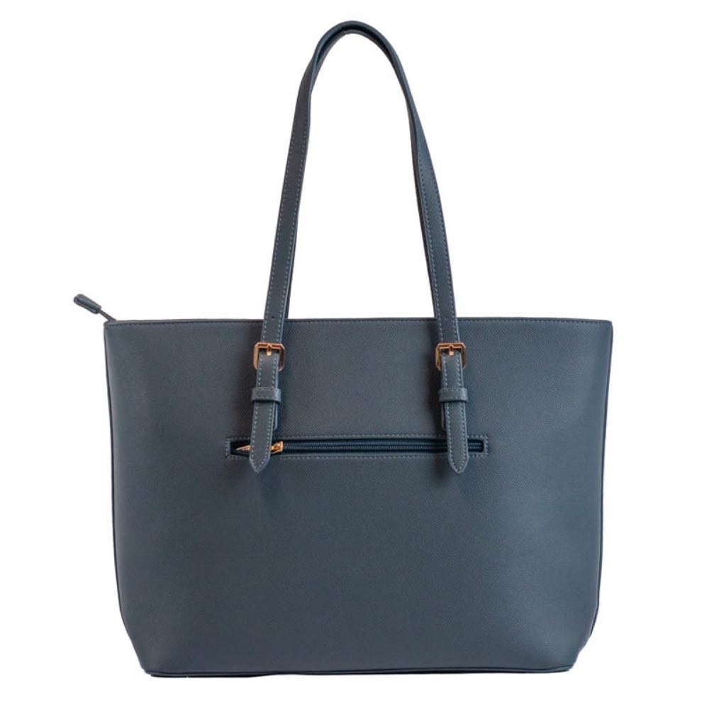 Shopping Bag Grande Feminina Cavezzale Azul 105537