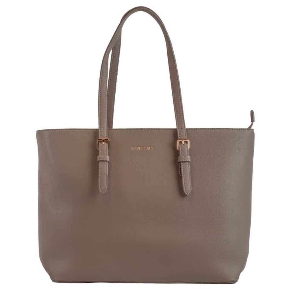 Shopping Bag Grande Feminina Cavezzale Bege 105537