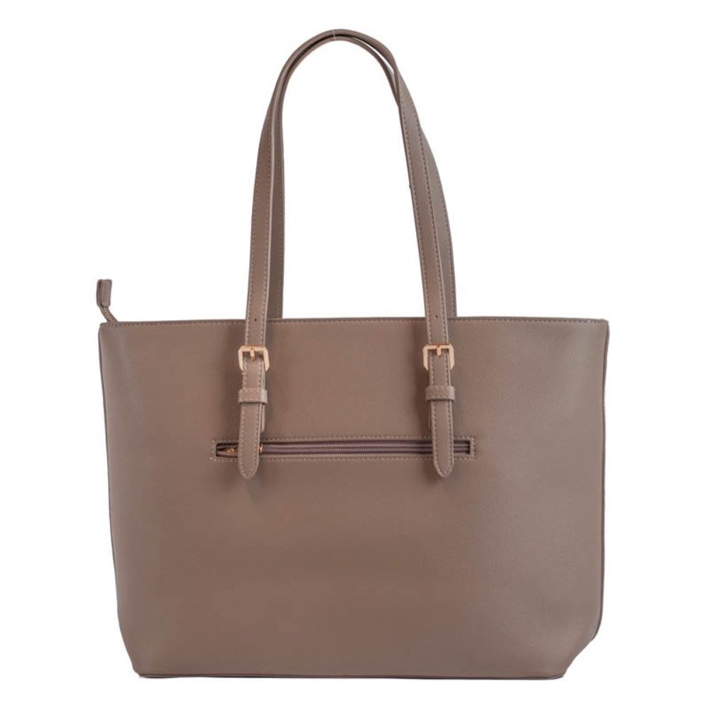 Shopping Bag Grande Feminina Cavezzale Bege 105537