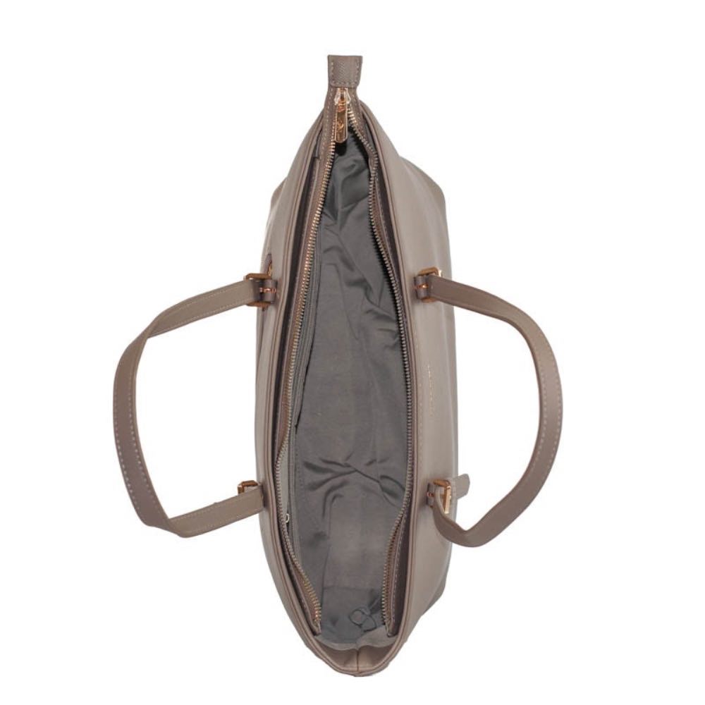 Shopping Bag Grande Feminina Cavezzale Bege 105537