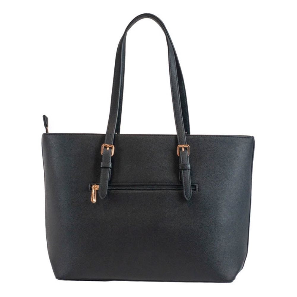 Shopping Bag Grande Feminina Cavezzale Preto 105537