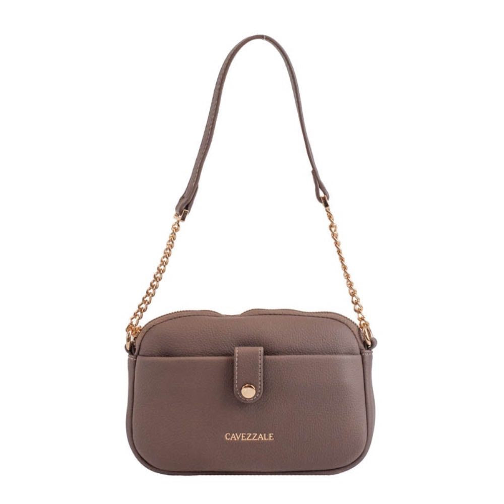 Bolsa Tiracolo Pequena Feminina Cavezzale Marrom 105538