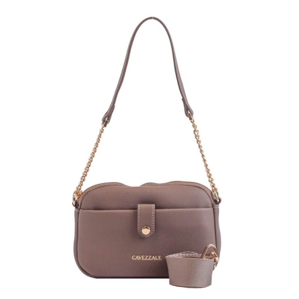 Bolsa Tiracolo Pequena Feminina Cavezzale Marrom 105538