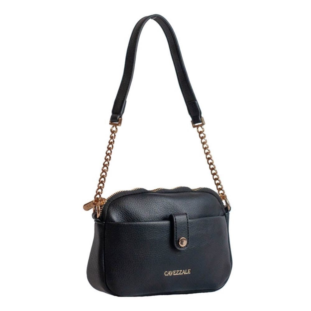 Bolsa Tiracolo Pequena Feminina Cavezzale Preto 105538