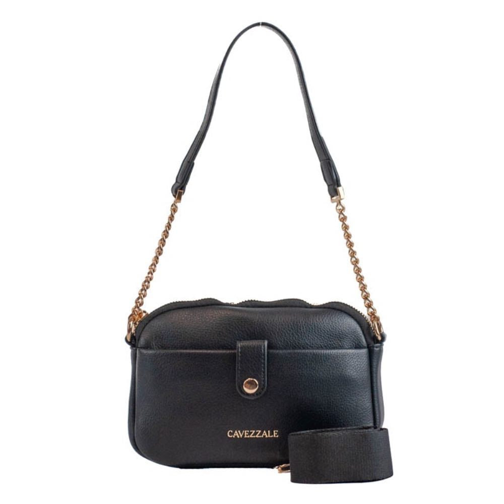 Bolsa Tiracolo Pequena Feminina Cavezzale Preto 105538
