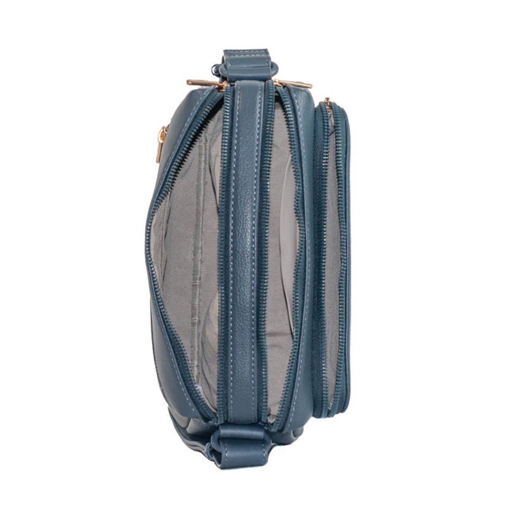 Bolsa Hobo Grande Feminina Cavezzale Azul 105539
