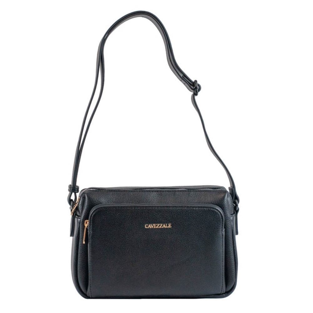 Bolsa Tiracolo Média Feminina Cavezzale Preto 105539 – cavezzale