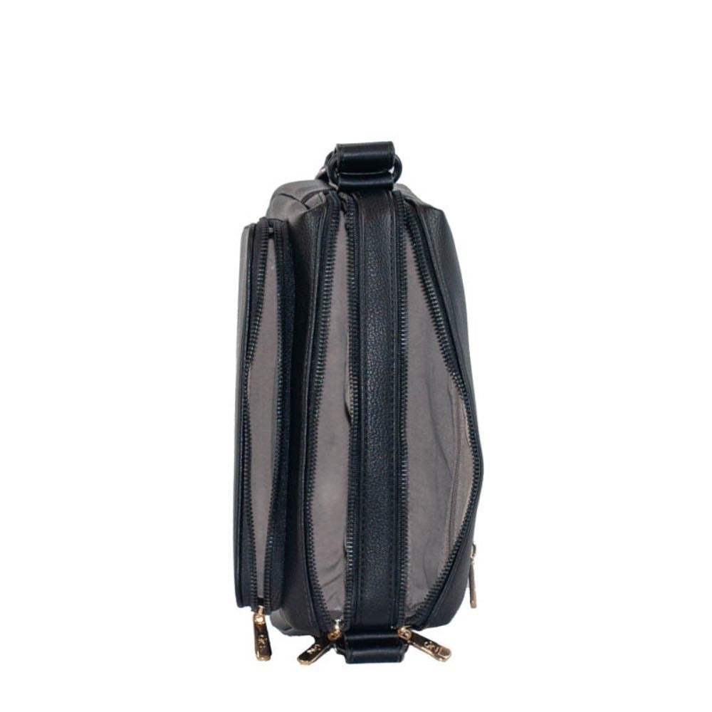 Bolsa Tiracolo Média Feminina Cavezzale Preto 105539