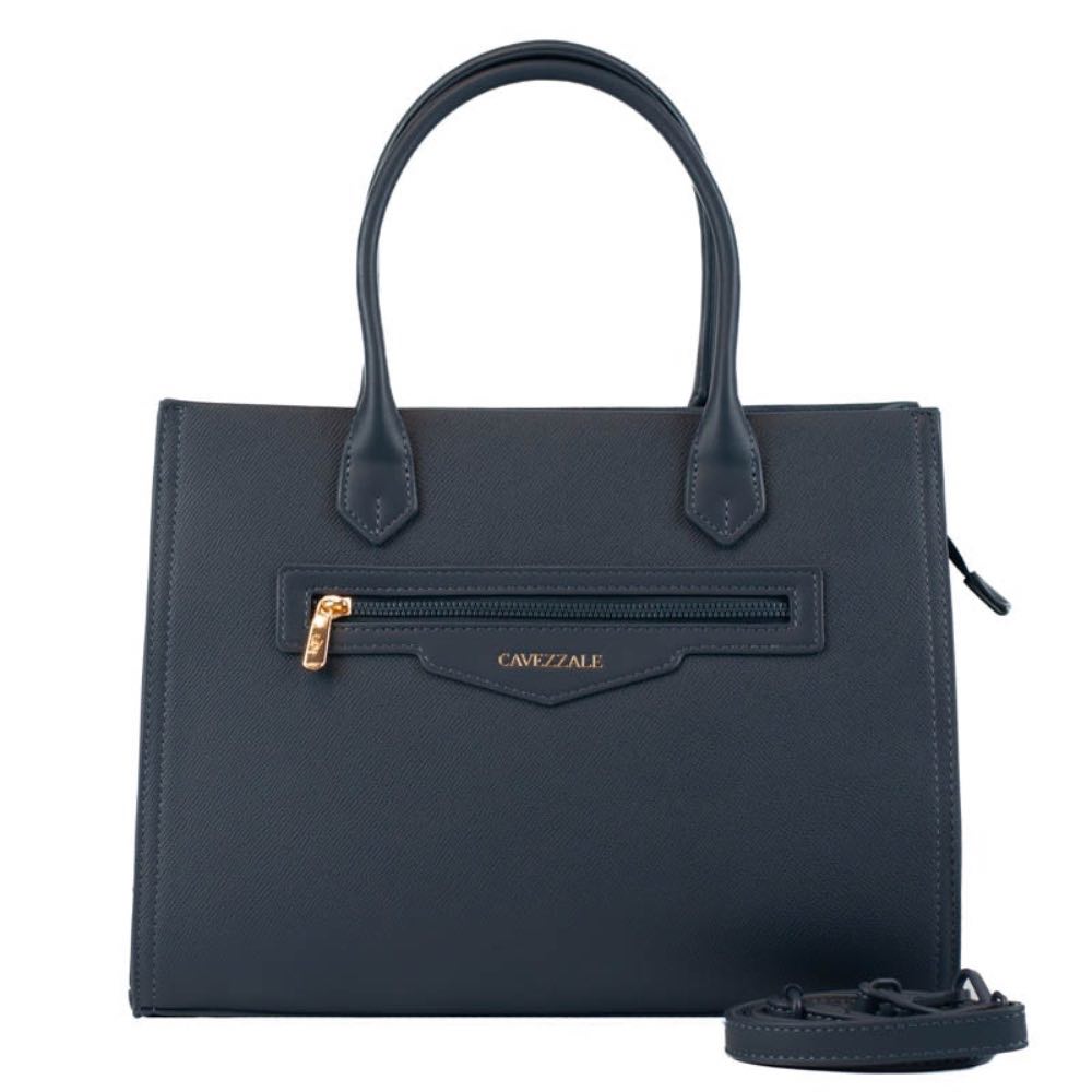 Tote Bag Média Feminina Cavezzale Azul 105540