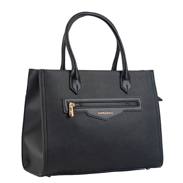 Tote Bag Grande Feminina Cavezzale Preto 105540