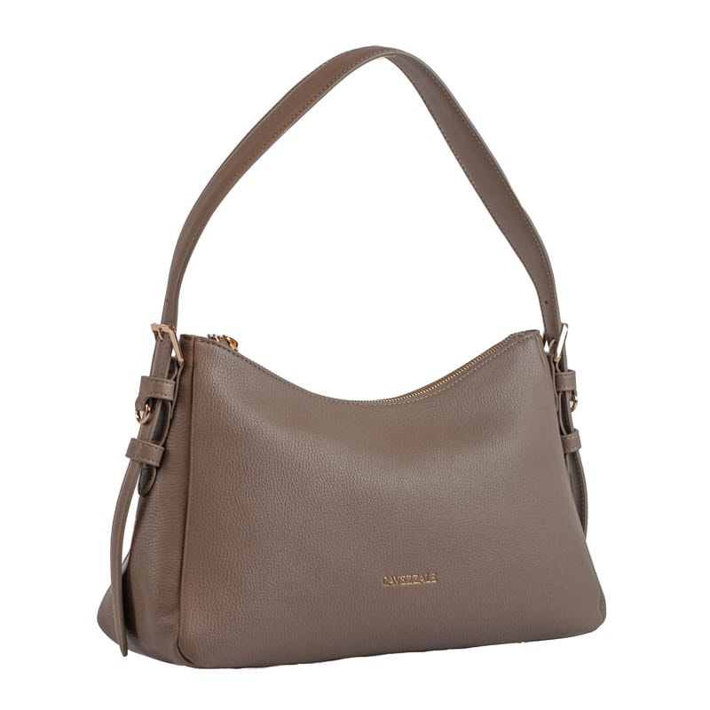 Bolsa Hobo Média Feminina Cavezzale Bege 105541