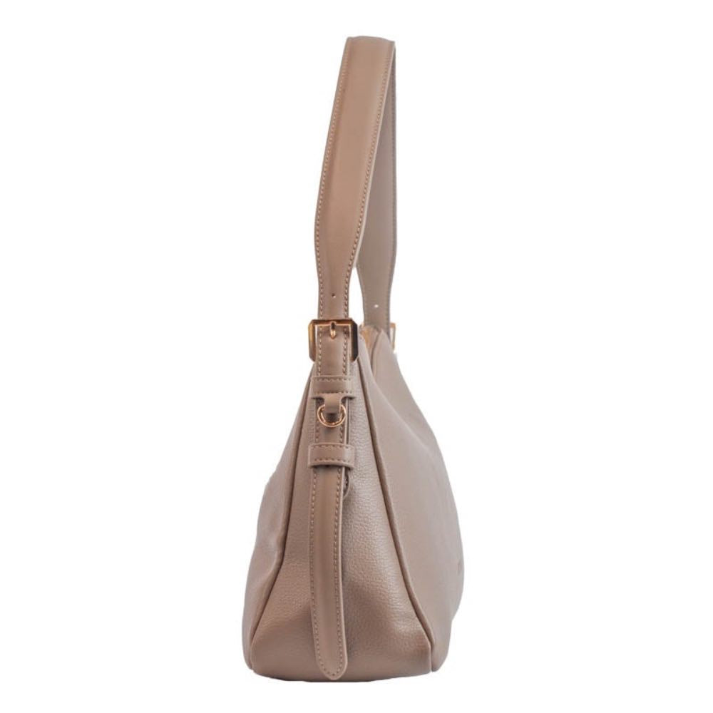 Bolsa Hobo Média Feminina Cavezzale Bege 105541