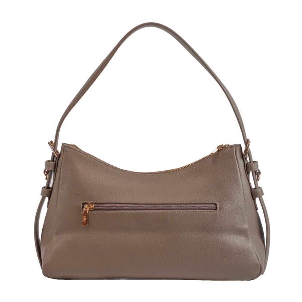 Bolsa Hobo Média Feminina Cavezzale Bege 105541