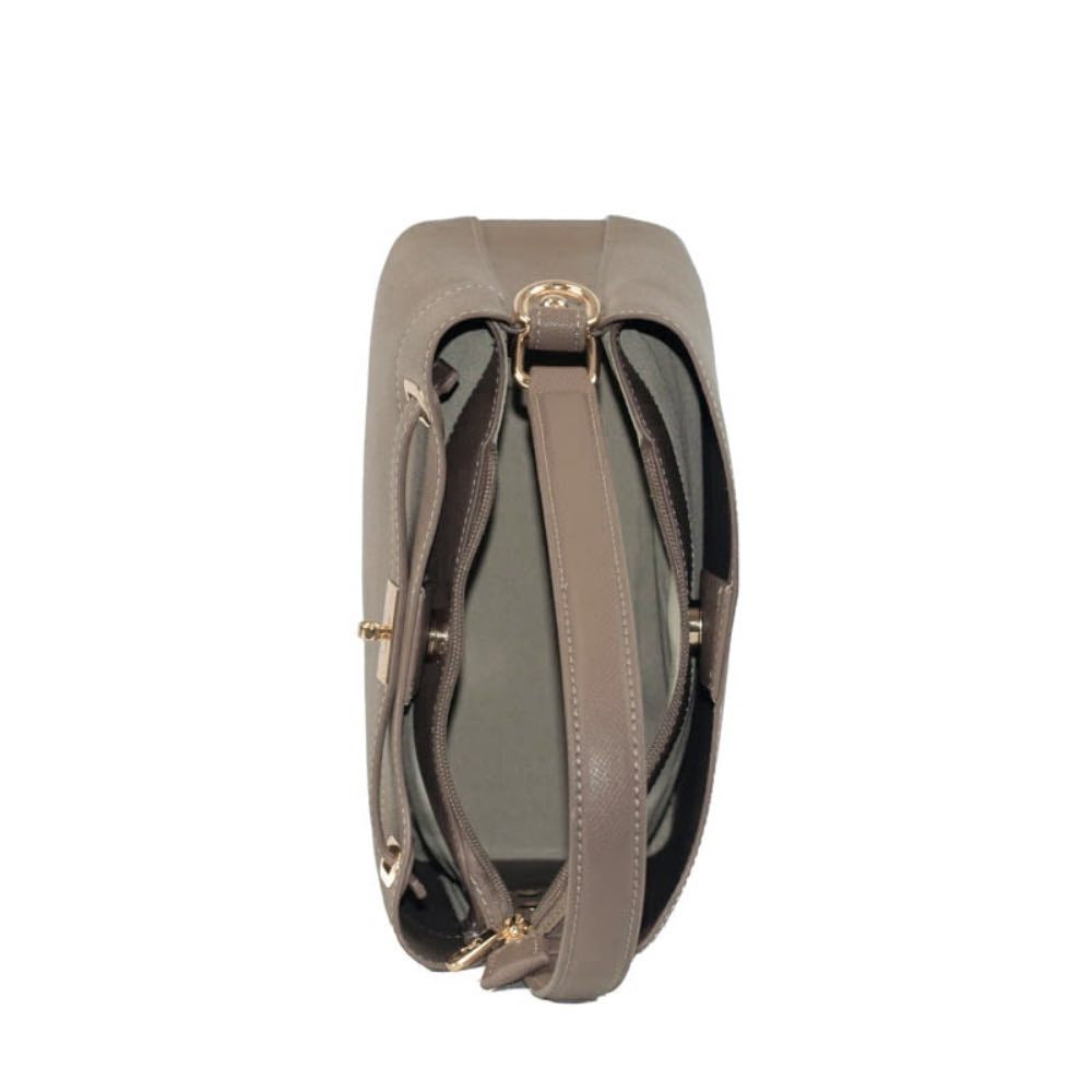Tote Bag Média Feminina Cavezzale Bege 105542