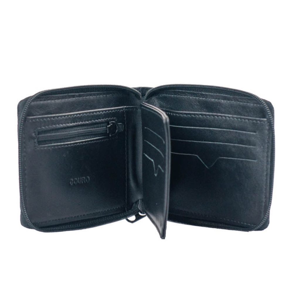 Carteira de Couro Masculina Cavezzale Preto 105708