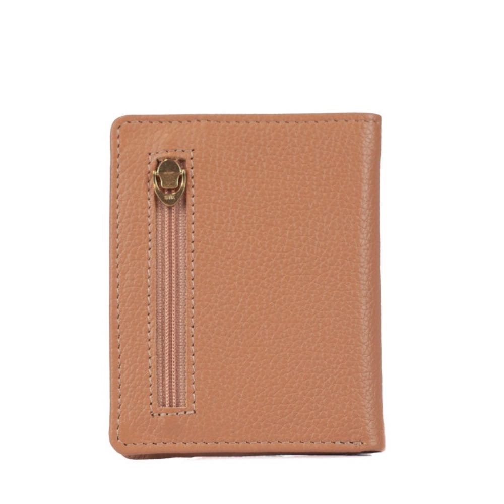 Carteira De Couro Feminina Cavezzale Camel 105713