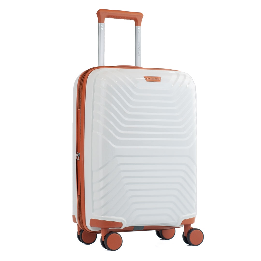 Mala De Viagem Pequena Polipropileno Nápoles Cavezzale Branco 105532