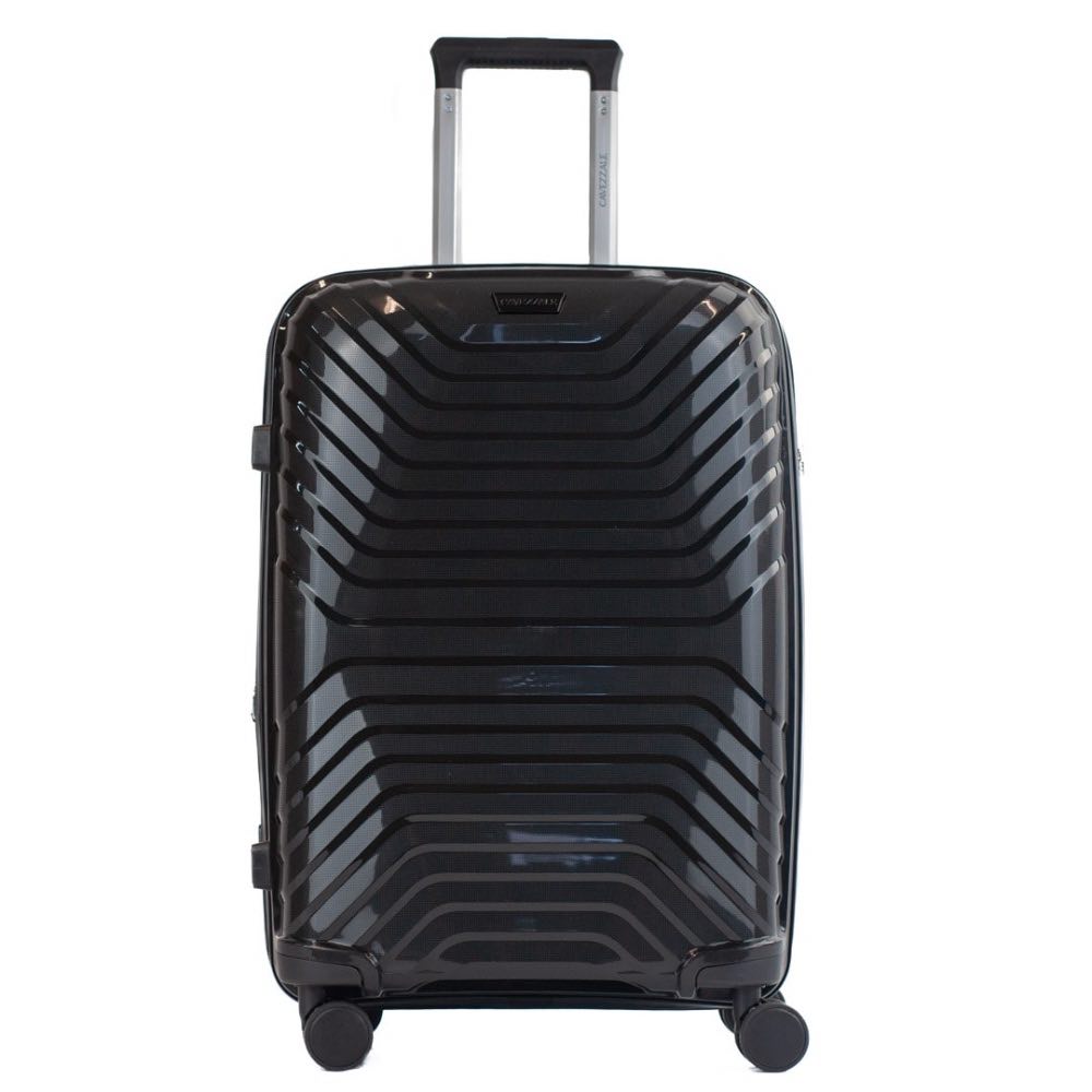 Mala De Viagem Média Polipropileno Nápoles Cavezzale Preto 105533
