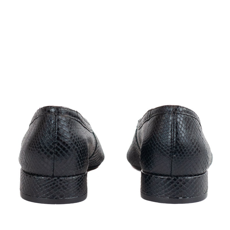 Sapatilha de Couro Snake Cavezzale Preto 105729
