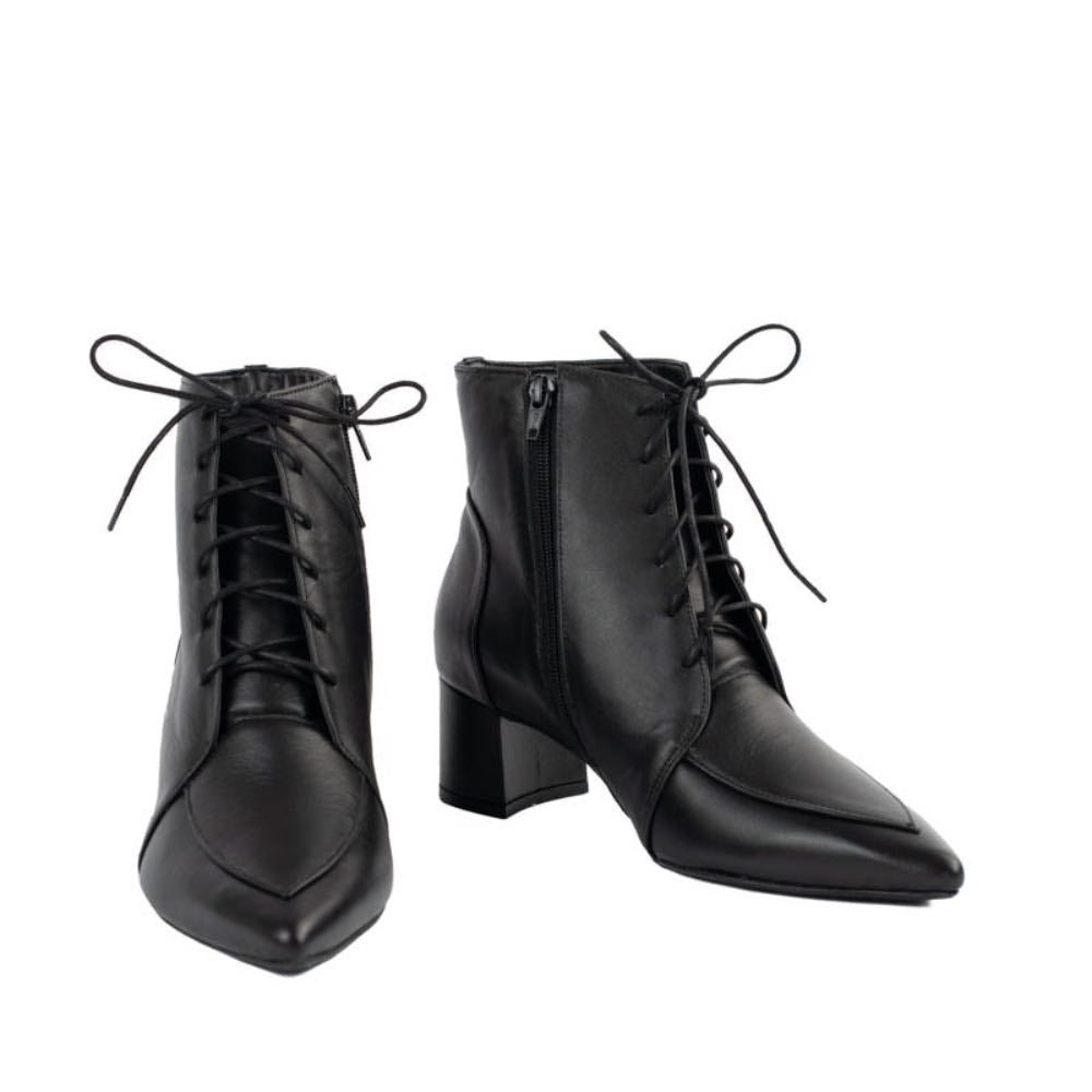 Bota de Couro Veneto Cavezzale Preto 105748