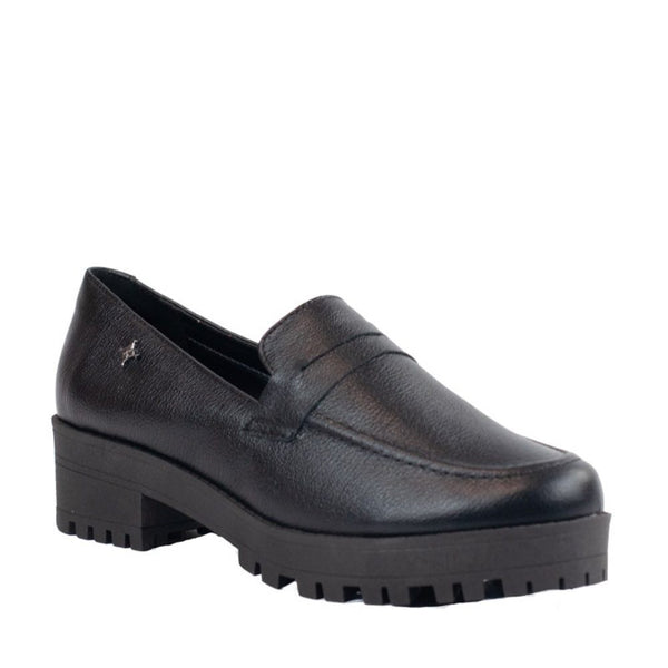 Mocassim de Couro Cavezzale Preto 105741