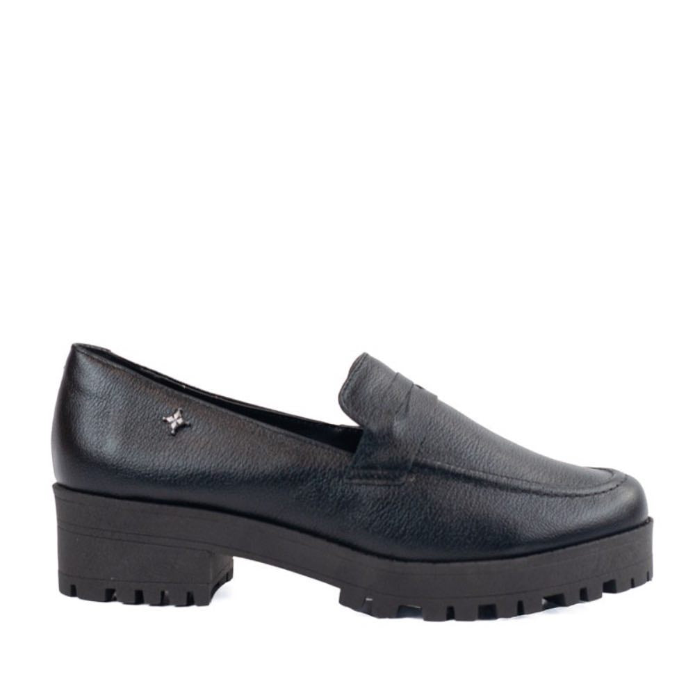 Mocassim de Couro Cavezzale Preto 105741