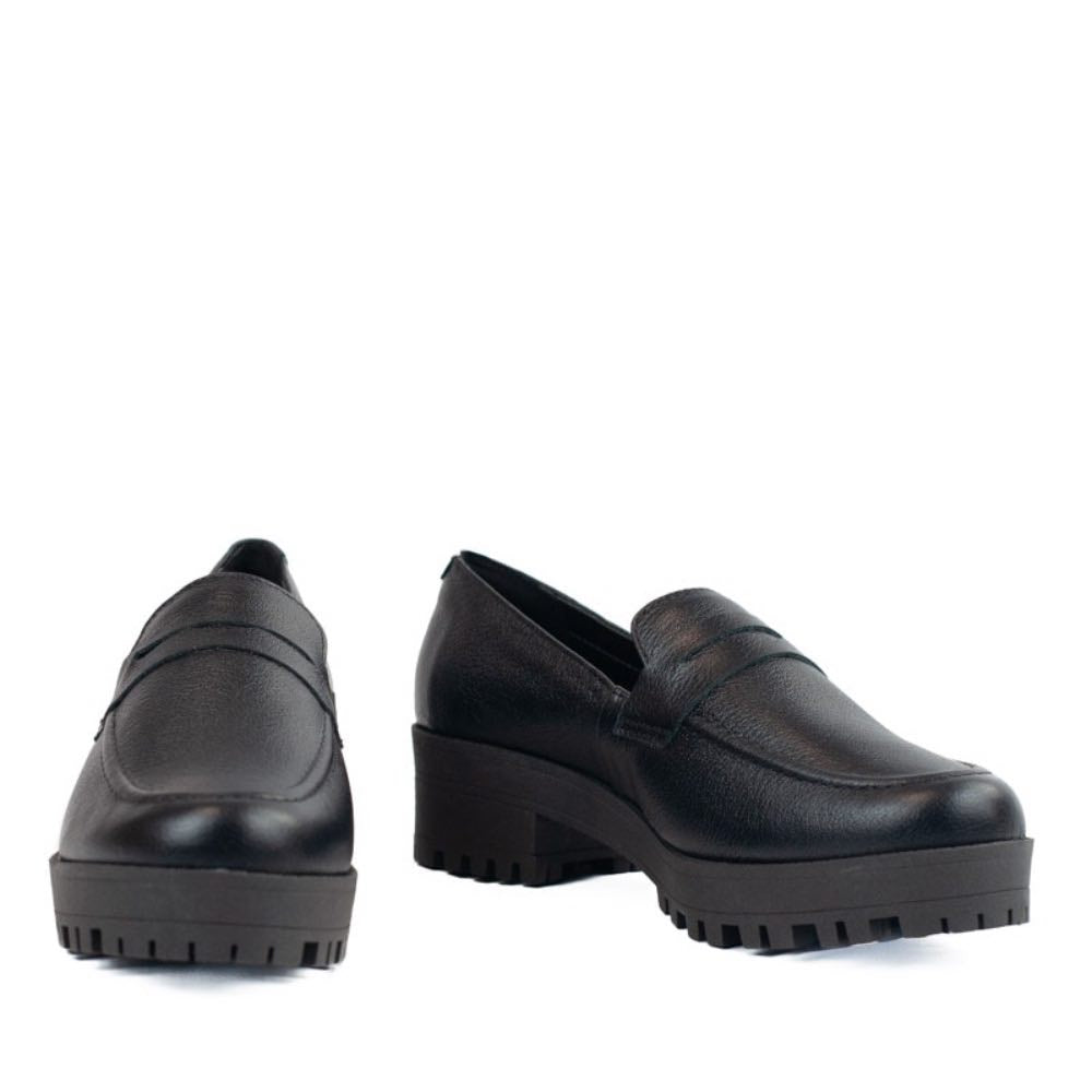 Mocassim de Couro Cavezzale Preto 105741