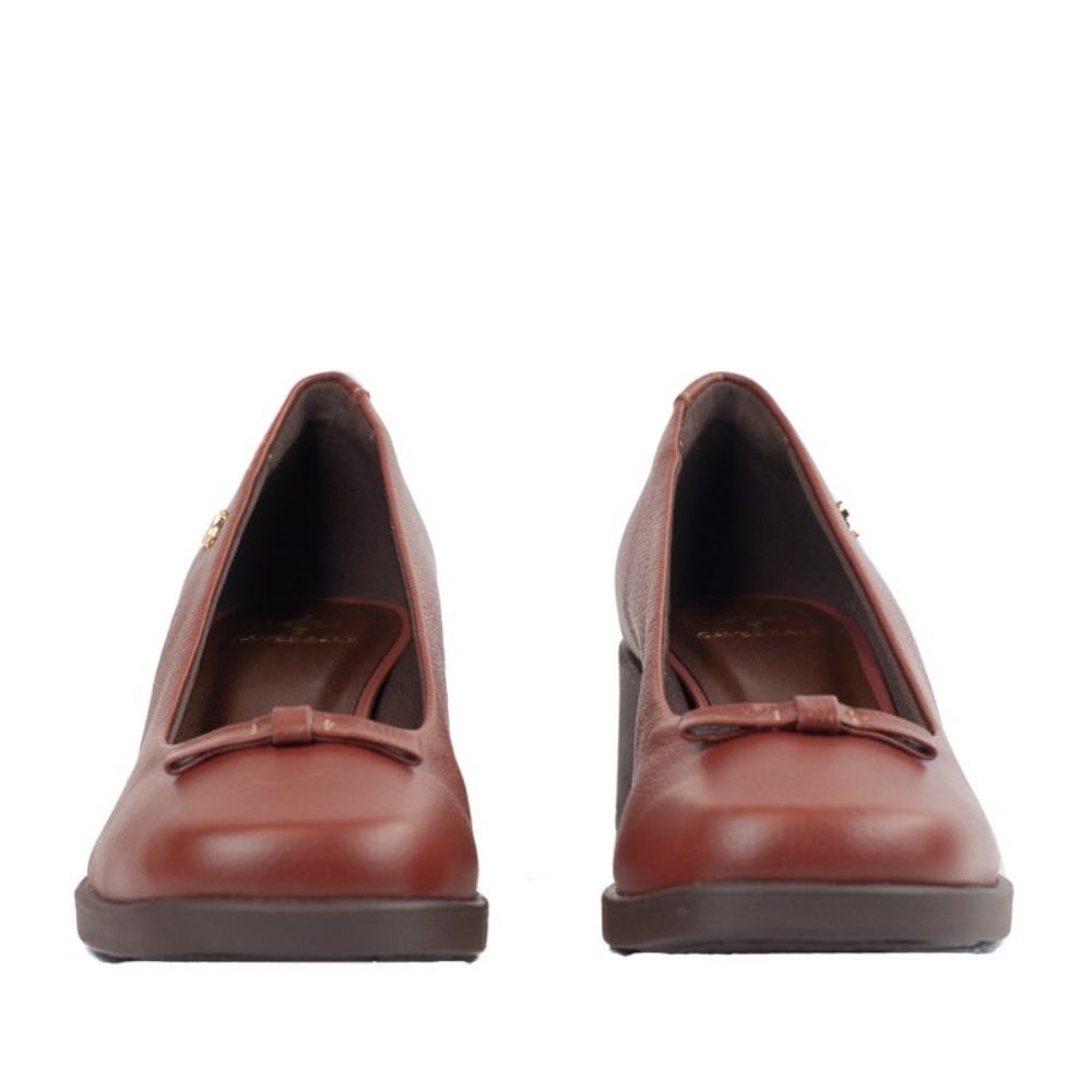Scarpin de Couro Cavezzale Conhaque 105742