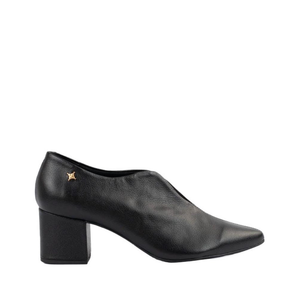 Bota Curta de Couro Cavezzale Preto 105752