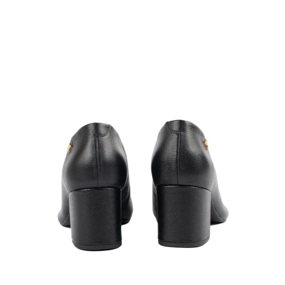 Bota Curta de Couro Cavezzale Preto 105752