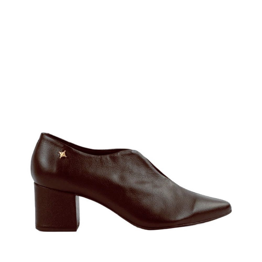Bota Curta de Couro Cavezzale Chocolate 105752