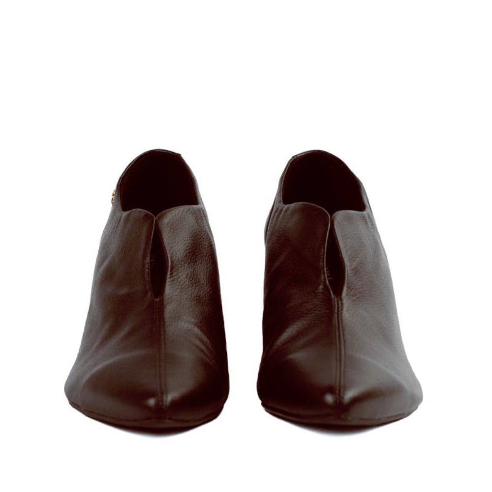 Bota Curta de Couro Cavezzale Chocolate 105752