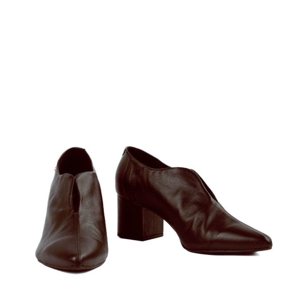 Bota Curta de Couro Cavezzale Chocolate 105752