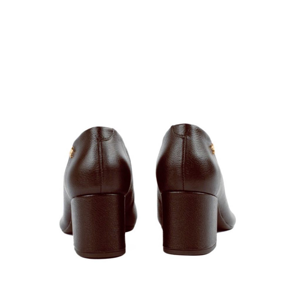 Bota Curta de Couro Cavezzale Chocolate 105752