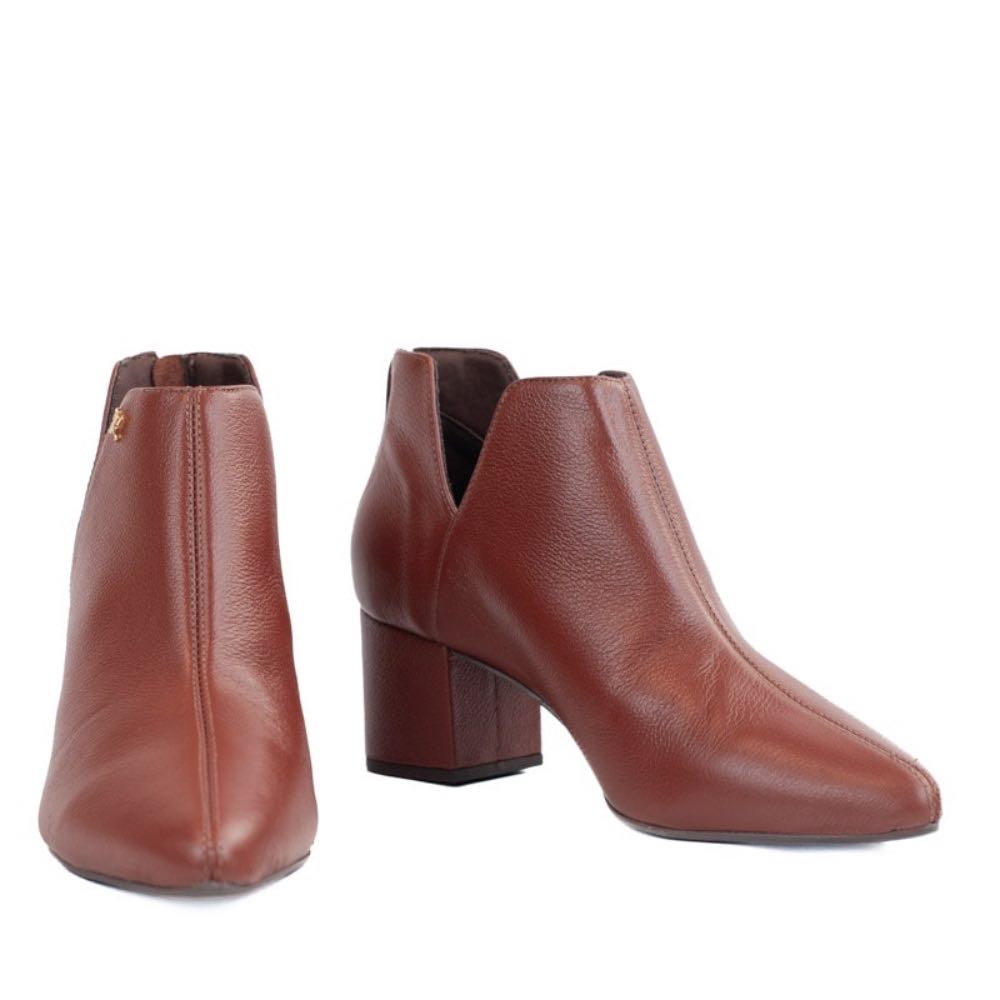 Bota de Couro Cavezzale Conhaque 105754