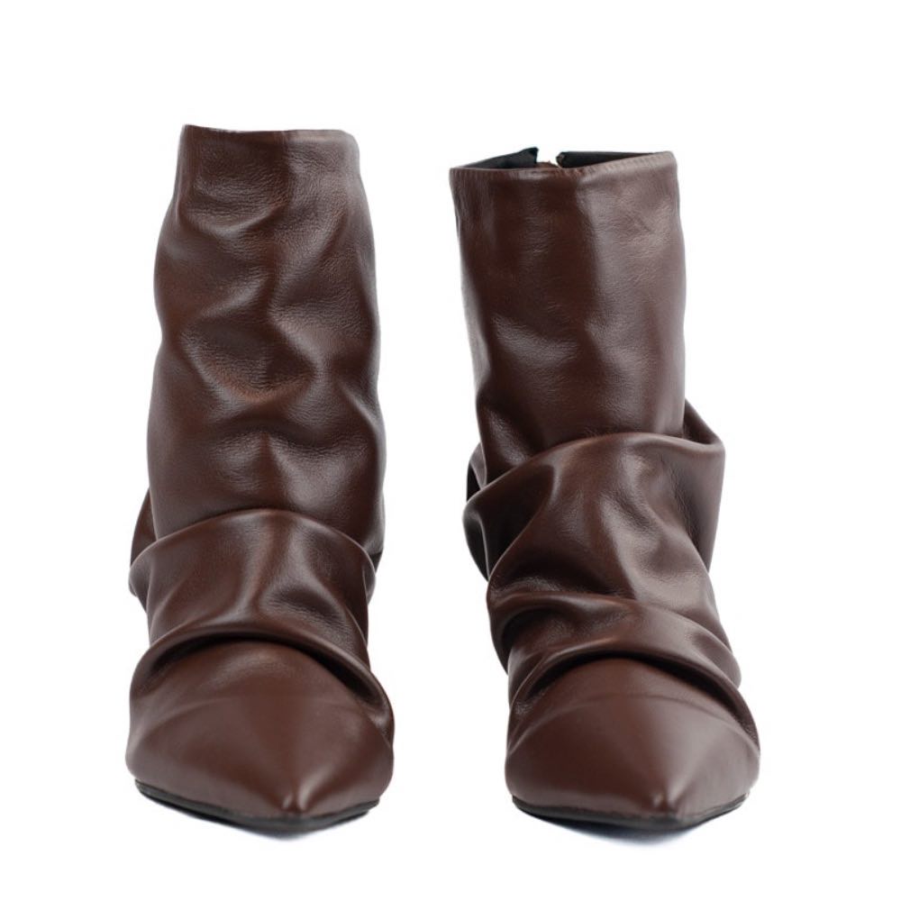 Bota Curta de Couro Cavezzale Brown 105718