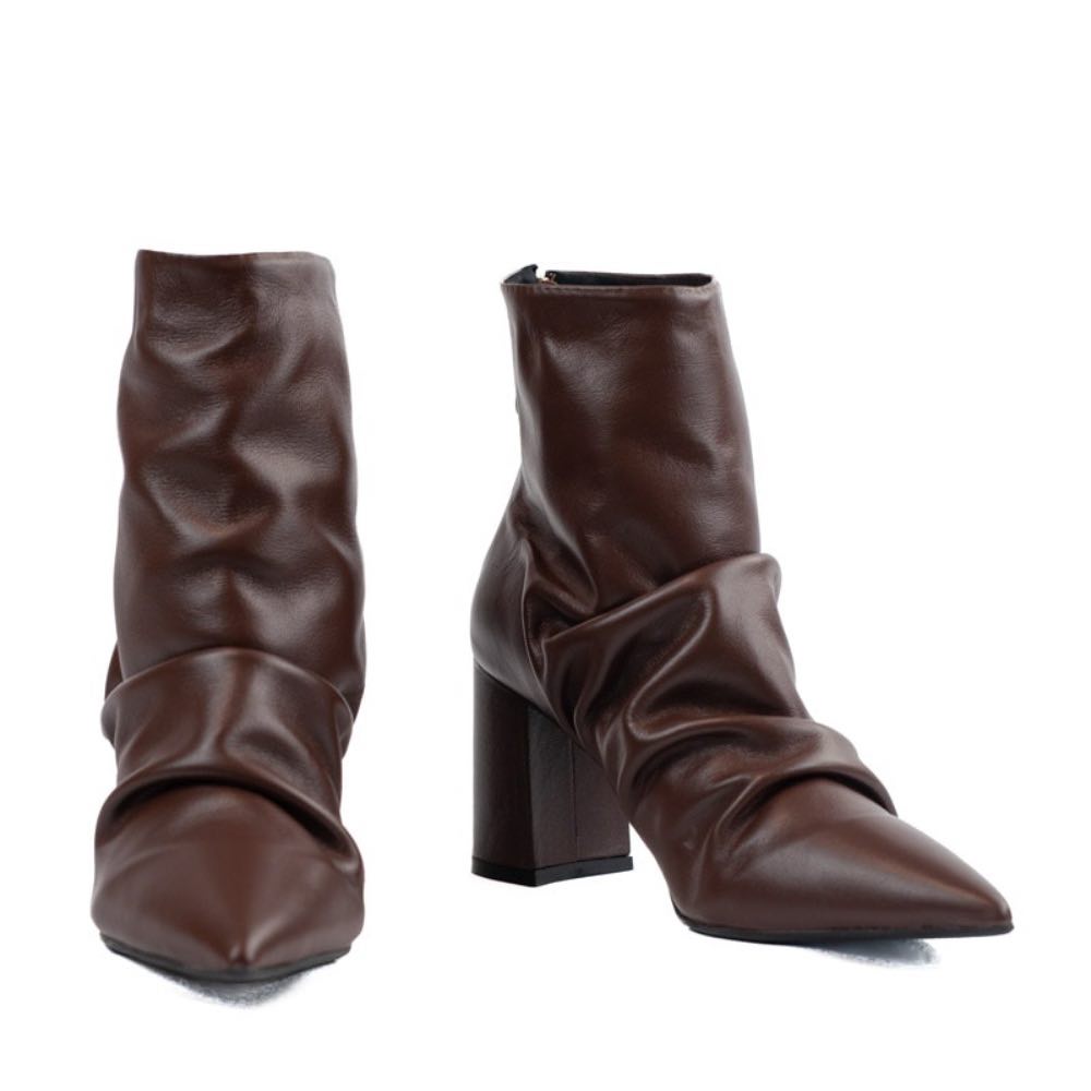 Bota Curta de Couro Cavezzale Brown 105718