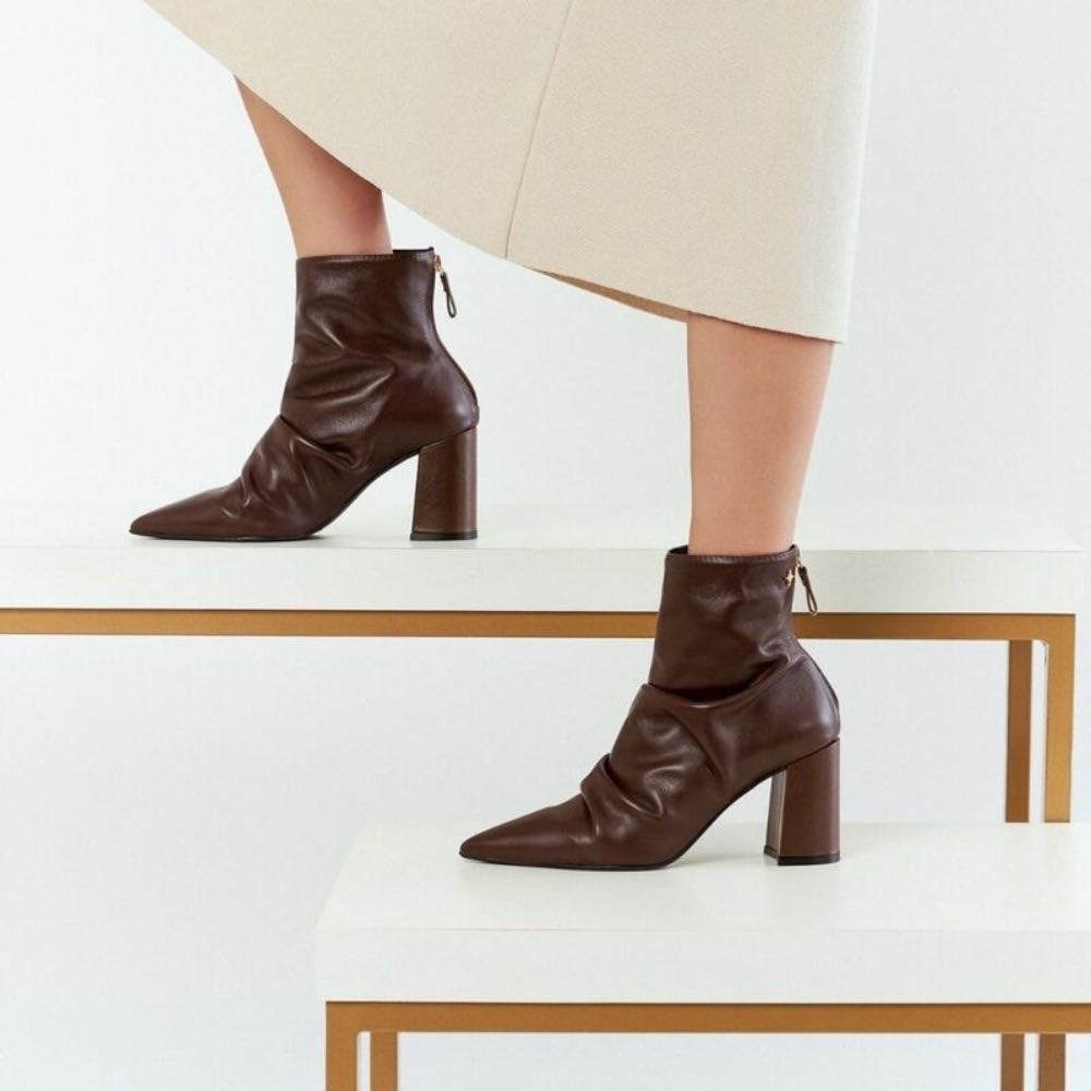 Bota Curta de Couro Cavezzale Brown 105718