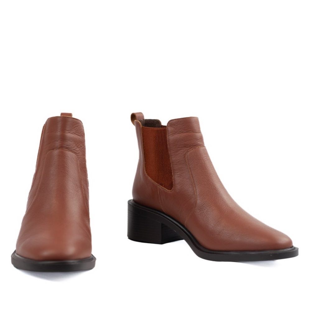 Bota Curta de Couro Cavezzale Wood 105720
