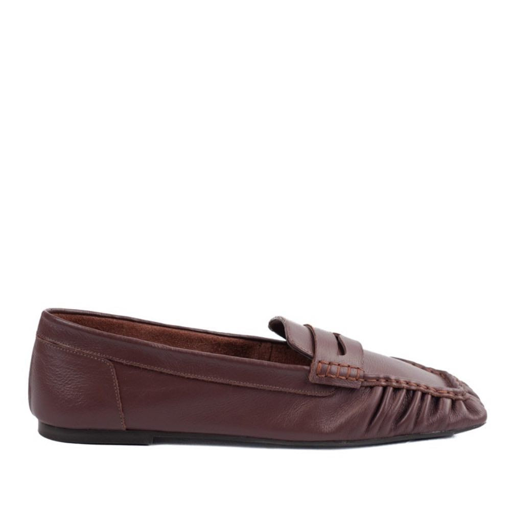 Mocassim de Couro Veneto Cavezzale Marrom 105723